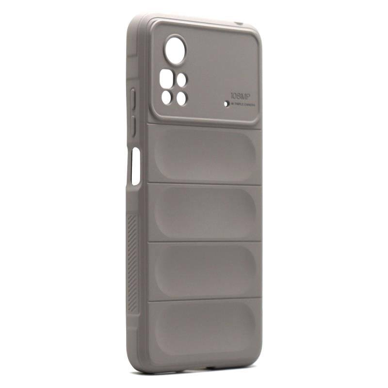 Θήκη Shield TPU inos Xiaomi Poco X4 Pro Stripes Ανοιχτό Γκρι