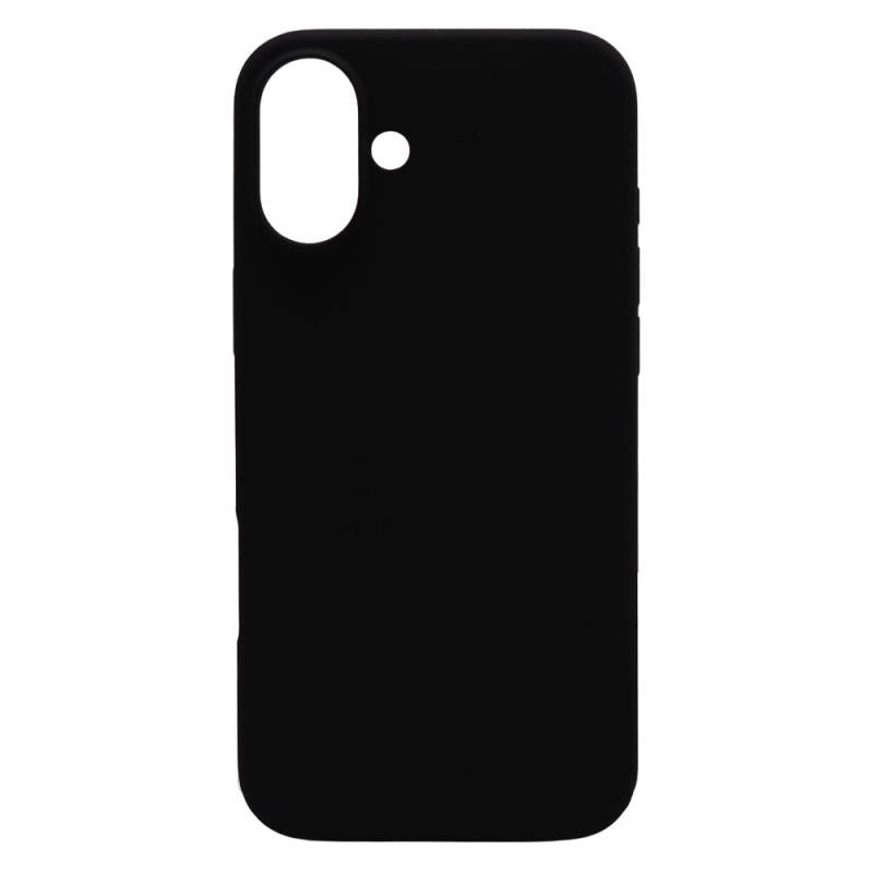 Θήκη Liquid Silicon inos Apple iPhone 16 Plus 5G Velvet Μαύρο