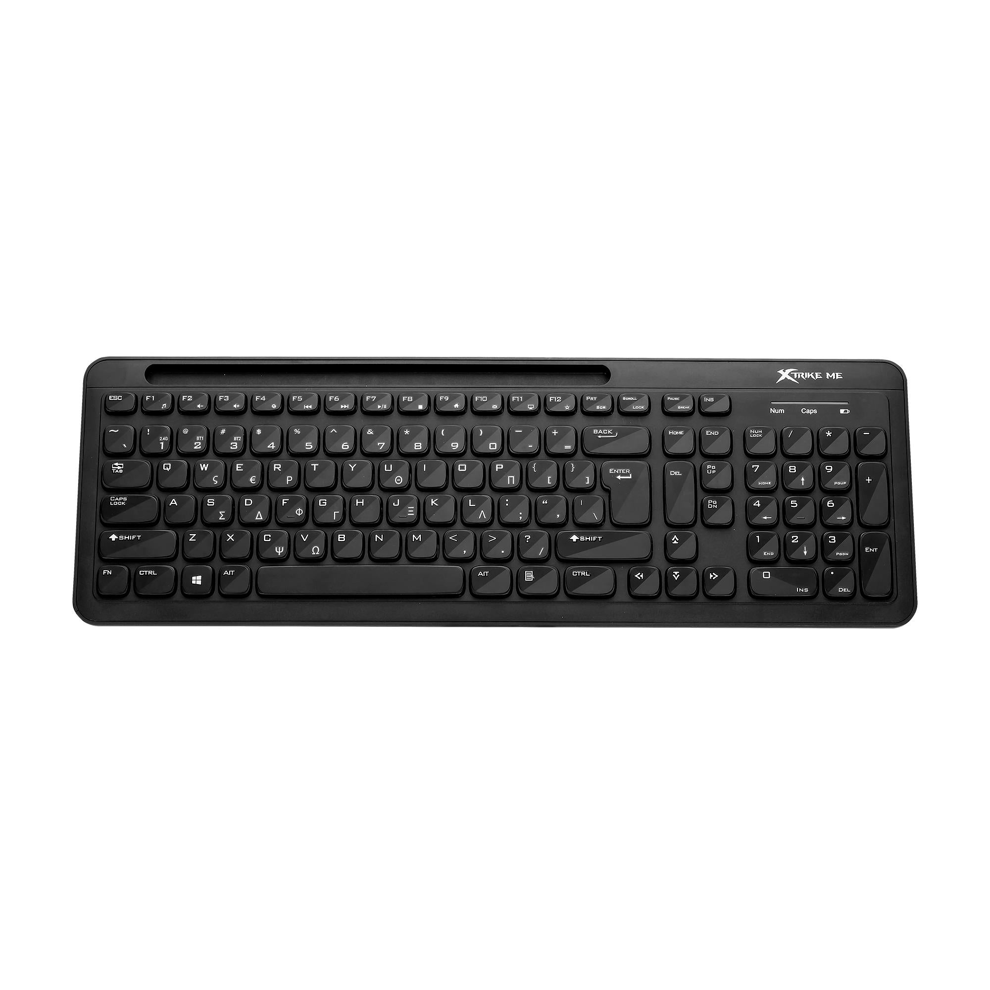 XTRIKE-ME OFFICE KB-303 ΑΣΥΡΜΑΤΟ ΠΛΗΚΤΡΟΛΟΓΙΟ, 2.4Ghz+BT, GR