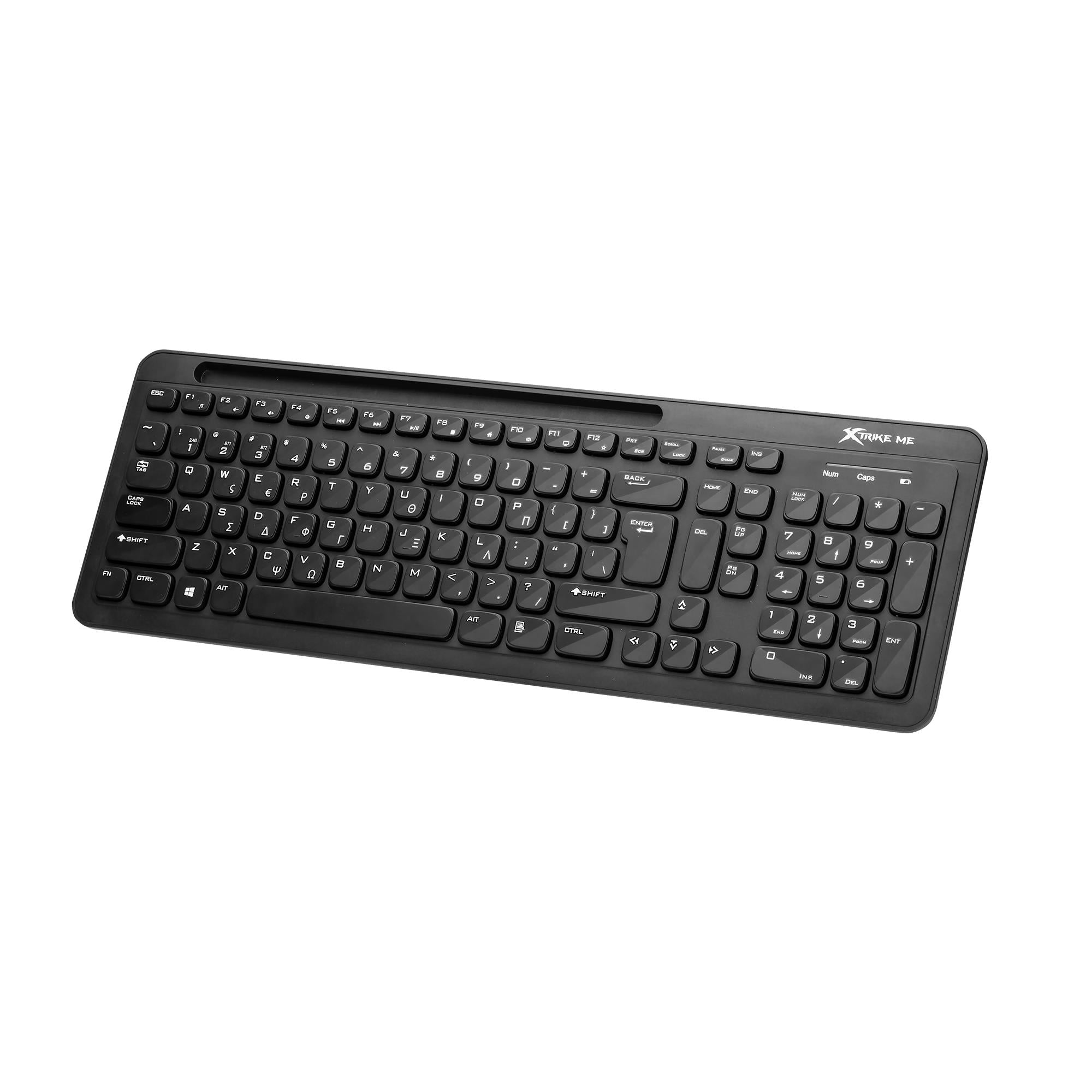 XTRIKE-ME OFFICE KB-303 ΑΣΥΡΜΑΤΟ ΠΛΗΚΤΡΟΛΟΓΙΟ, 2.4Ghz+BT, GR