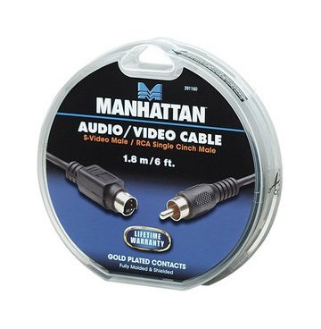 Manhattan καλώδιο RCA σε S-Video M/M 1.8m