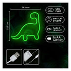 Neon LED Neolia NNE01 DINOSAUR (USB & On/Off) Πράσινο