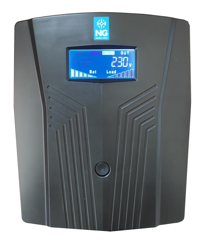 NG UPS 1200VA/720W ΜΕ AVR, LINE INTERACTIVE, 3 SCHUKO, 2x 12V7A, RJ11 &amp; RJ12, ΟΘΟΝΗ