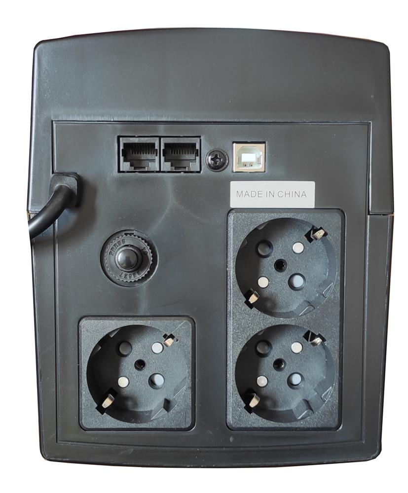 NG UPS 1200VA/720W ΜΕ AVR, LINE INTERACTIVE, 3 SCHUKO, 2x 12V7A, RJ11 &amp; RJ12, ΟΘΟΝΗ