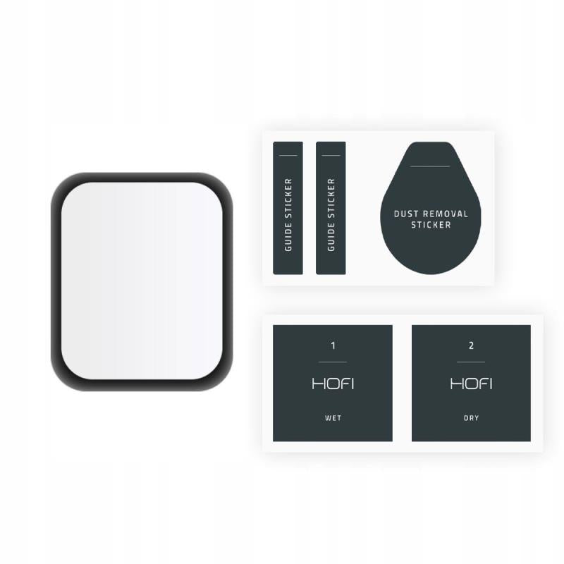 Hybrid Nano Glass Hofi Pro+ Apple Watch 7/ 8/ 9 41mm Μαύρο (1 τεμ.)