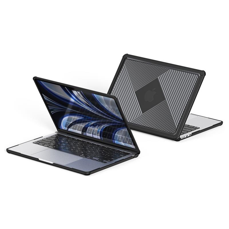 Θήκη TPU Flip Shock Proof Dux Ducis LCGH Apple MacBook Air 13.6" (2022/2024) Μαύρο
