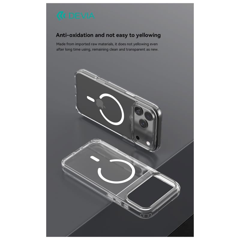 Θήκη TPU & PC Devia Apple iPhone Air Magnetic Shock Proof Pure Clear Διάφανο
