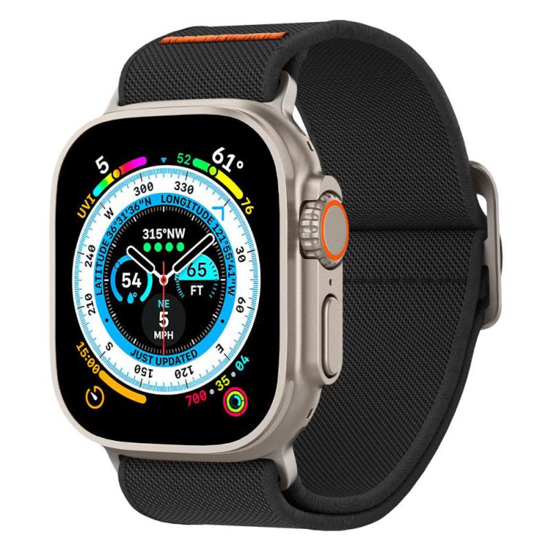 Λουράκι Spigen Lite Fit Ultra Apple Watch (44/ 45/ 46/ 49mm) Μαύρο