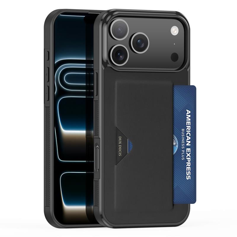Θήκη TPU PU & PC Dux Ducis Pocard Apple iPhone 17 Pro Max Μαύρο
