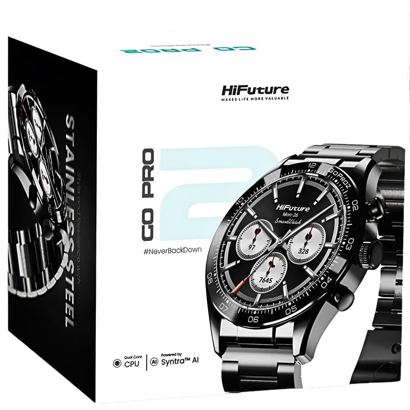 Smartwatch HiFuture Go Pro 2 1.32" Μαύρο