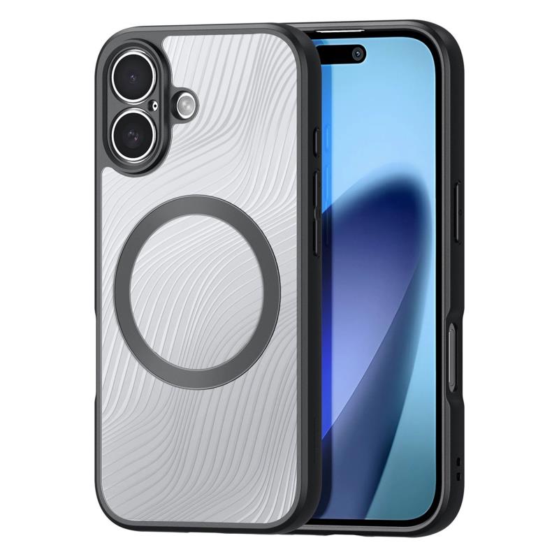 Θήκη TPU & PC Dux Ducis Aimo Magnetic MagSafe με Stand Apple iPhone 17 Μαύρο