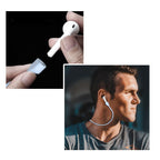 Strap Λαιμού Σιλικόνης AhaStyle PT74 Apple AirPods Magnetic Γαλάζιο