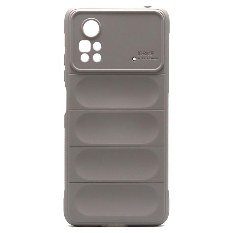 Θήκη Shield TPU inos Xiaomi Poco X4 Pro Stripes Ανοιχτό Γκρι