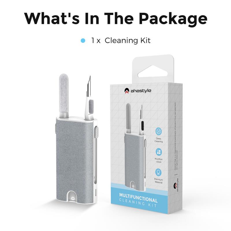 Πολυλειτουργικό Kit Καθαρισμού AhaStyle WG92 5 σε 1 Λευκό