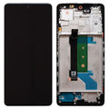 Οθόνη με Touch Screen & Μεσαίο Πλαίσιο Xiaomi Redmi Note 12 Pro Plus 5G Μαύρο (Original)