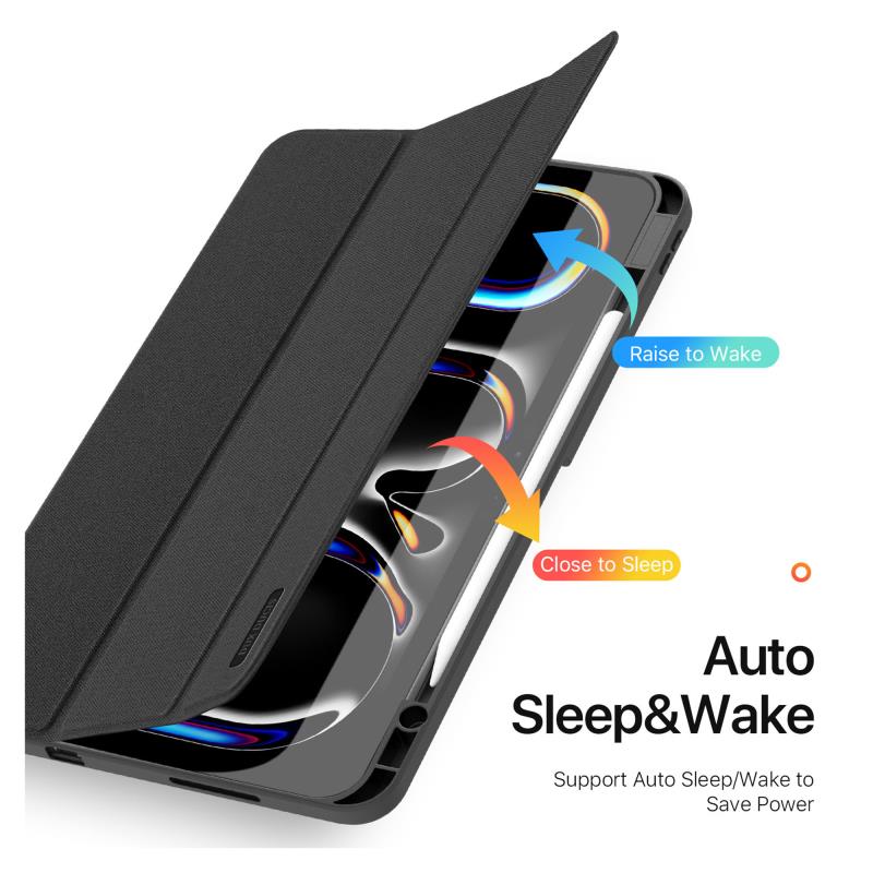Θήκη TPU Flip Shock Proof Dux Ducis Domo Apple iPad Pro 13.0" (2024) Μαύρο