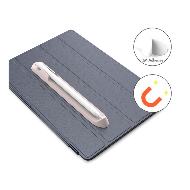 Βάση Στήριξης Premium Σιλικόνης Ahastyle PT112 για Apple Pencil 1 & 2 Ροζ