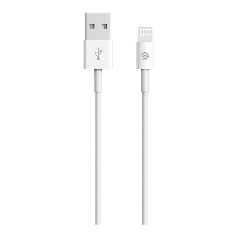 Καλώδιο Σύνδεσης USB 2.0 Devia EC064 USB A σε Lightning 10.5W 2m Smart Λευκό