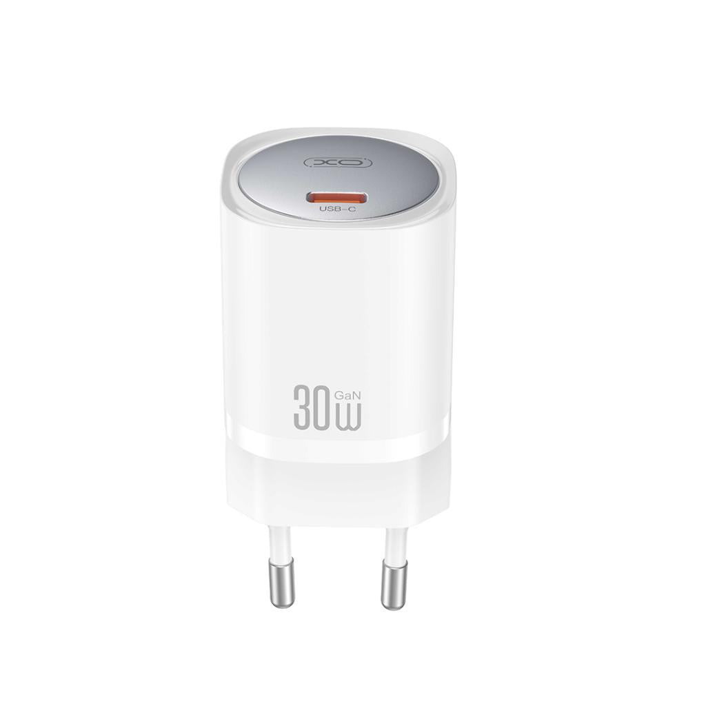 XO CE20 ΦΟΡΤΙΣΤΗΣ 30W GAN 1 ΘΥΡΑ PD, ΛΕΥΚΟΣ