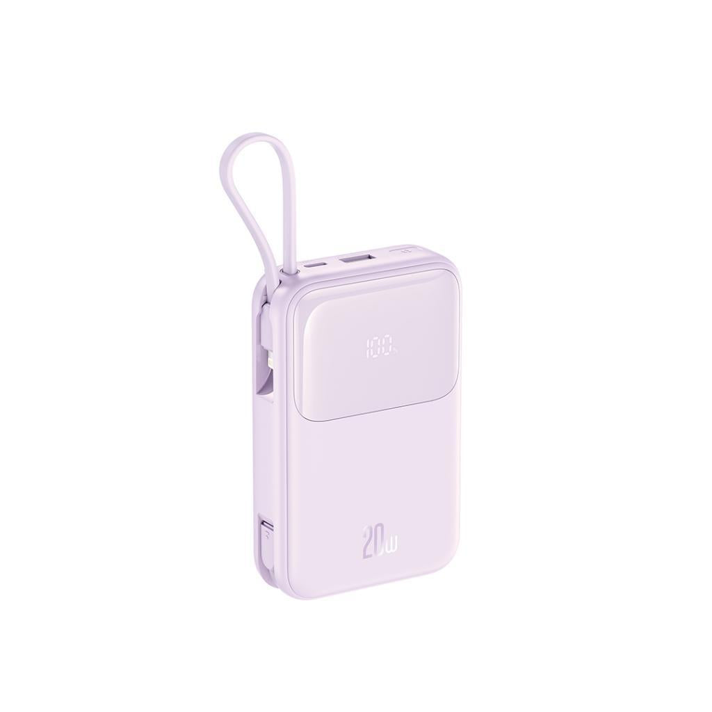 XO PR234 POWERBANK 22.5W+PD20W ME ΟΘΟΝΗ ΚΑΙ ΚΑΛΩΔΙΟ LIGHTNING + TYPE-C 20000MAH, ΜΩΒ