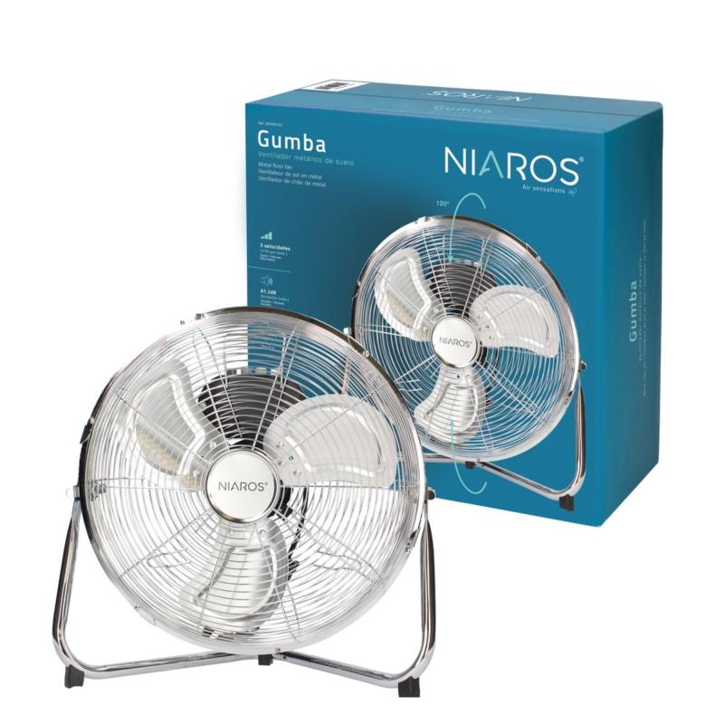 Επιδαπέδιος Ανεμιστήρας Μεταλλικός Niaros Gumba 70W