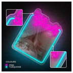 Neon LED Forever Light Καθρέπτης FMNE01 LOVE YOURSELF Μπλε-Ροζ