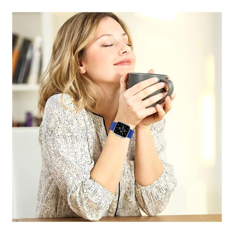 Λουράκι Ahastyle WG42 Magnetic Stainless Steel Apple Watch (38/ 40/ 41/ 42mm) Μπλε