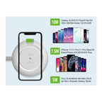 Ασύρματος Φορτιστής Devia EA242 V3 15W για Smartphones Allen Λευκό
