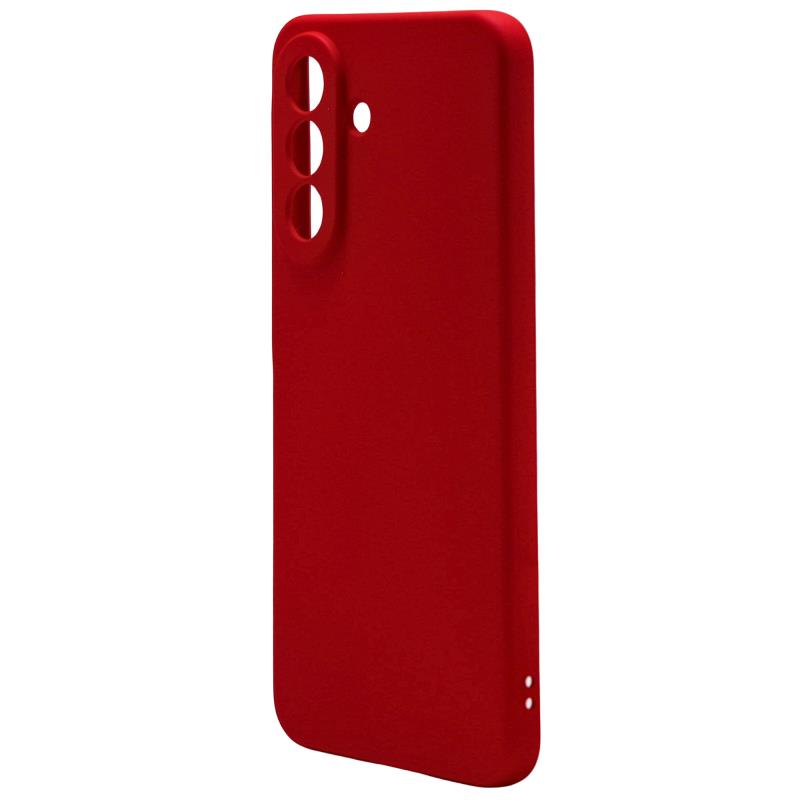 Θήκη Soft TPU inos Samsung A576 Galaxy A57 5G S-Cover Κόκκινο