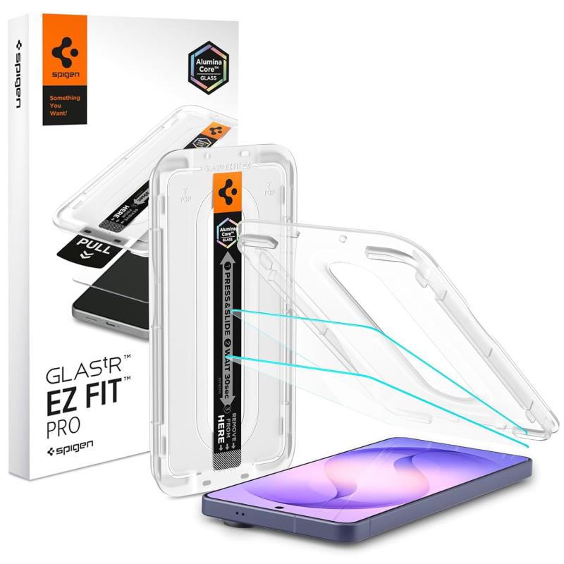 Tempered Glass Full Face Spigen Glas.tR EZ-FIT Pro AC Samsung Galaxy S26 Ultra 5G (2 τεμ.)