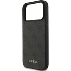 Θήκη TPU PC & Eco-Leather Guess Apple iPhone 18 Pro Max/ 17 Pro Max Hardcase Classic 4G Μαύρο