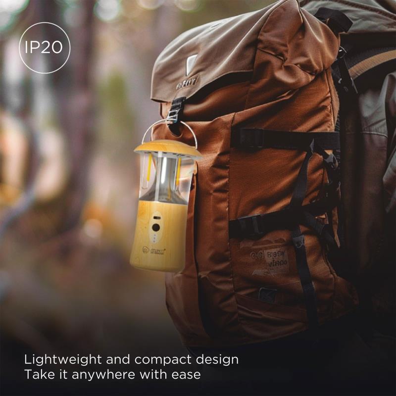 Επαναφορτιζόμενος Φακός LED GSC 5W 1200mAh 360lm Καφέ