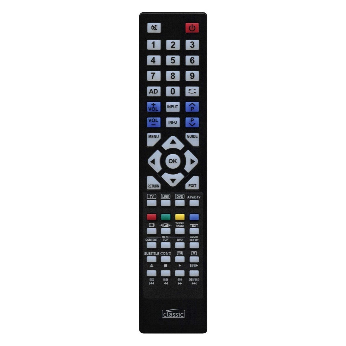Classic τηλεχειριστήριο IRC87021 για Toshiba LCD-TV