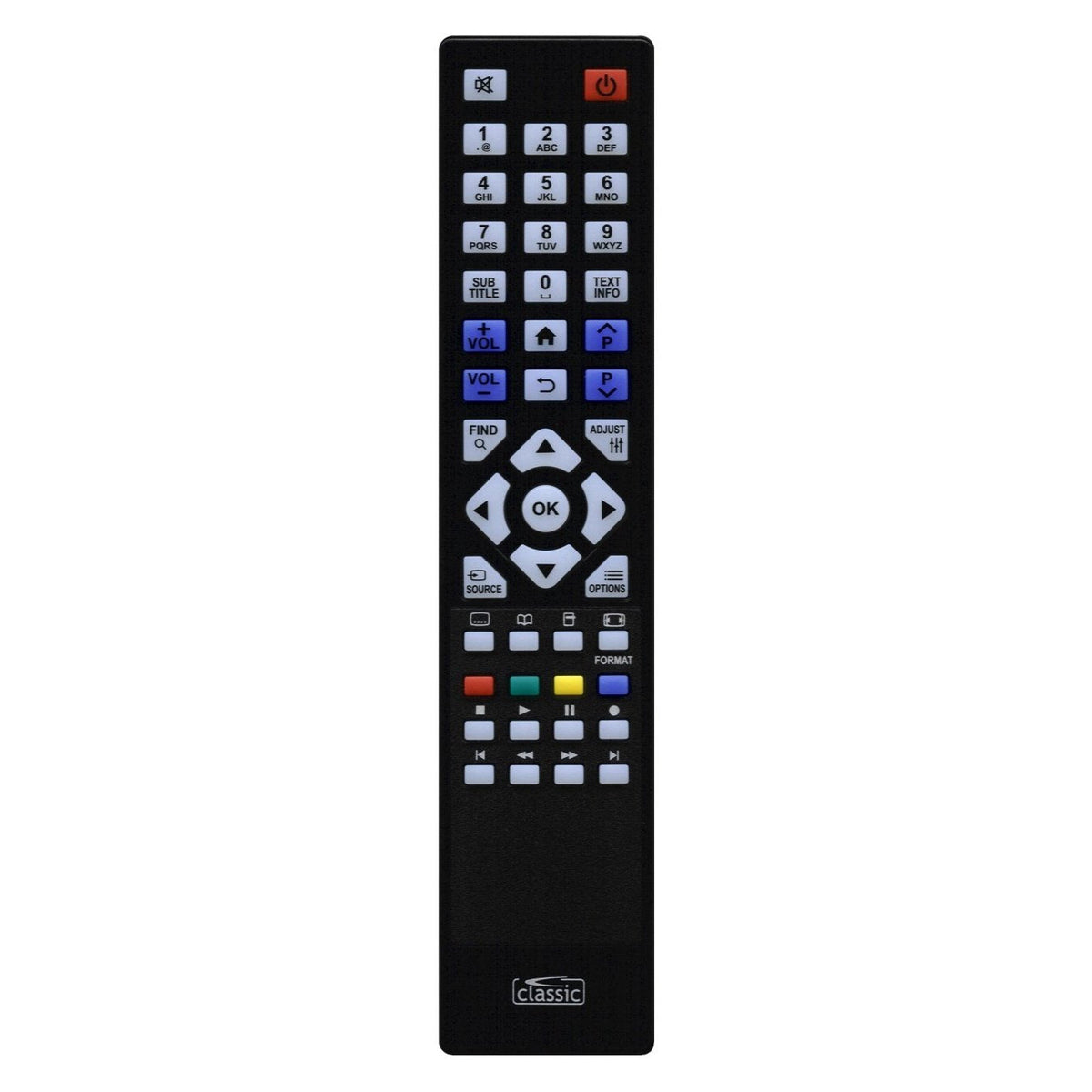 Classic τηλεχειριστήριο IRC87080 για Philips LCD-TV