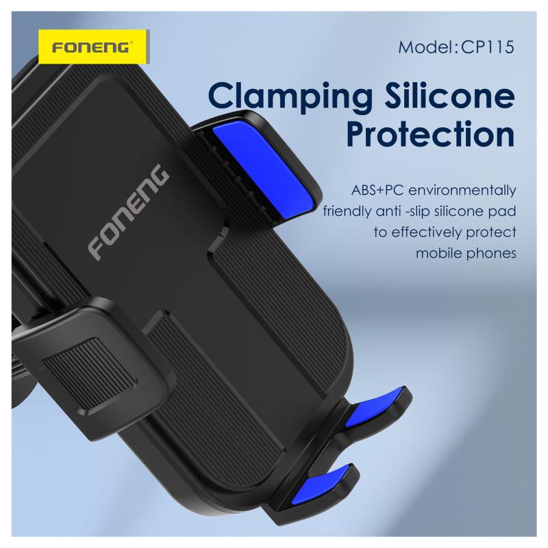 Universal Βάση Στήριξης Ταμπλό Αυτοκινήτου Foneng CP115 για Smartphones 4.5"-7.0" Μαύρο