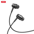 XO EP57 ΑΚΟΥΣΤΙΚΑ CROWN IN EAR 3.5MM JACK , ΜΑΥΡΑ
