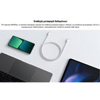 Καλώδιο Σύνδεσης USB 2.0 Xiaomi BHR0878GL Braided USB C σε USB C 60W 3A 1m Λευκό