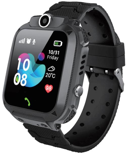 XO H100 KIDS SMART WATCH 2G, ΜΑΥΡΟ