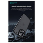 Θήκη TPU & PC Devia Apple iPhone 16 Plus Shock Proof Pino Μαύρο