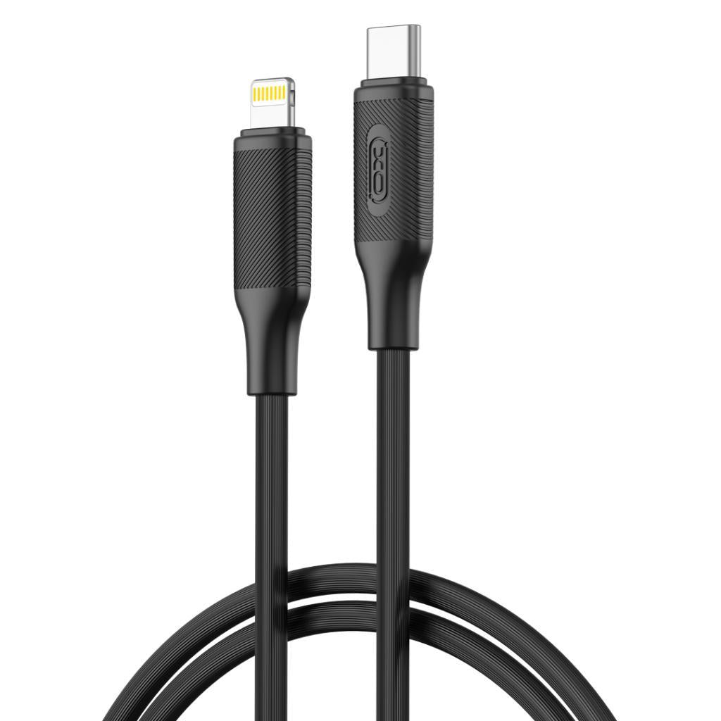 XO NB265A ΚΑΛΩΔΙΟ ΦΟΡΤΙΣΗΣ 27W MINIMALIST SERIES TYPE-C ΣΕ LIGHTNING, ΜΑΥΡΟ