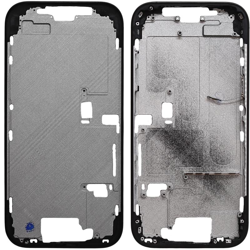Μεσαίο Πλαίσιο Apple iPhone 16 Pro 5G με Πλήκτρο Κάμερας Μαύρο (OEM)