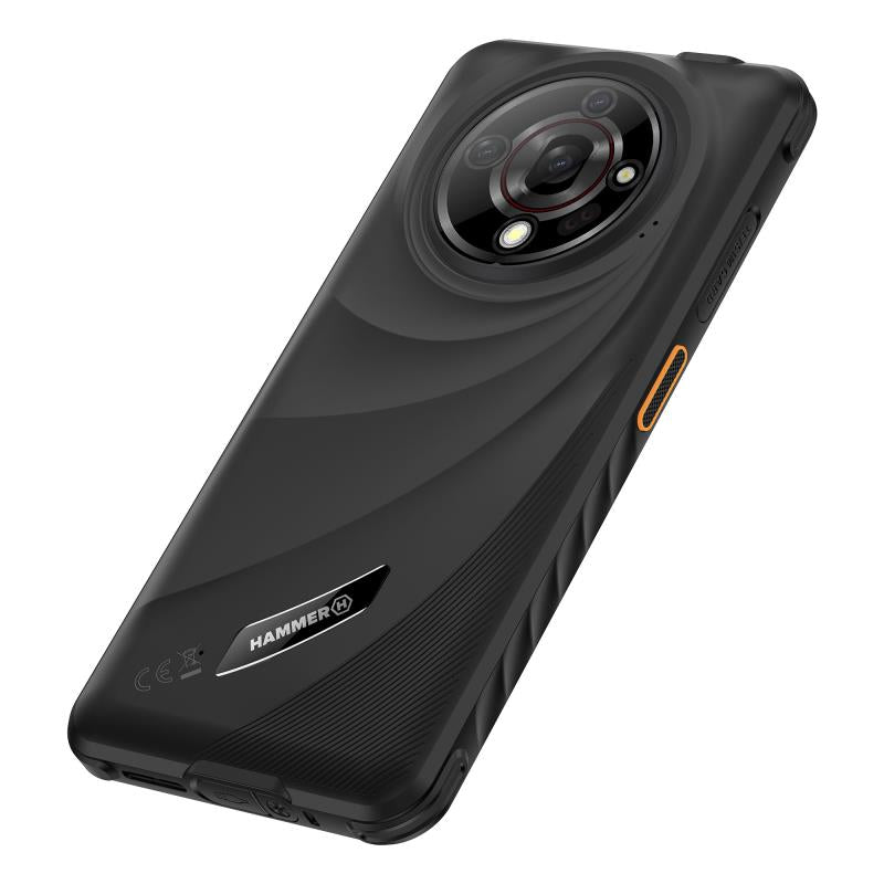 Κινητό Τηλέφωνο Hammer Iron 6 (Dual SIM) 128GB 6GB RAM Μαύρο