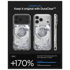 Θήκη TPU & PC Spigen Ultra Hybrid Mag Magsafe Apple iPhone 17 Pro Max Zero One Λευκό
