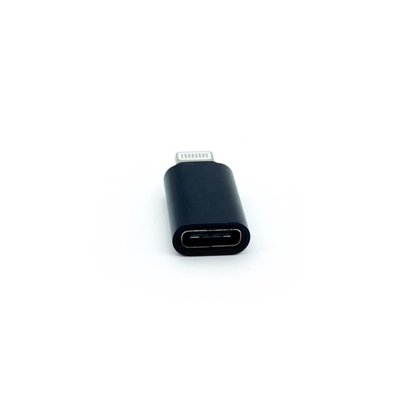 Αντάπτορας Maxlife USB C Θηλυκό σε Lightning Αρσενικό Μαύρο
