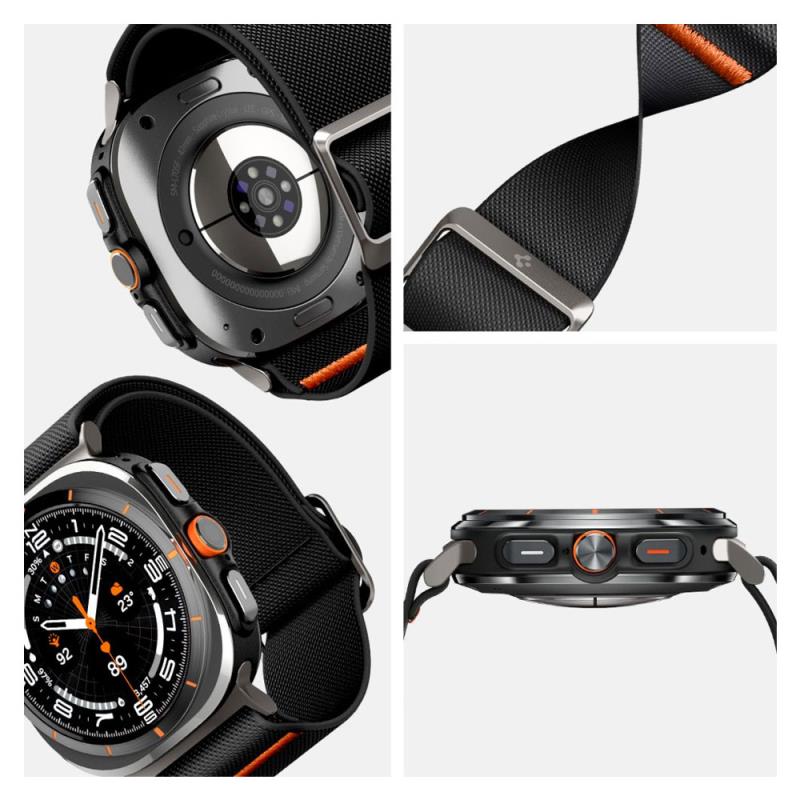 Λουράκι Spigen Samsung Galaxy Watch Ultra (47mm) Lite Fit Μαύρο