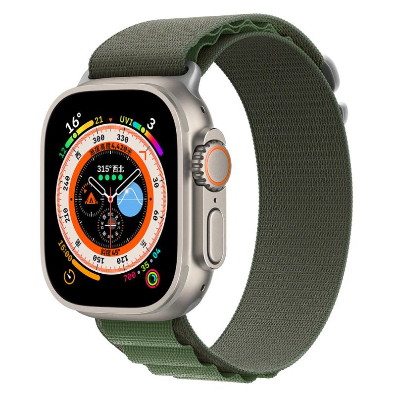 Λουράκι Devia Sport5 Nylon Woven Apple Watch (38/ 40/ 41/ 42mm) Deluxe Χακί