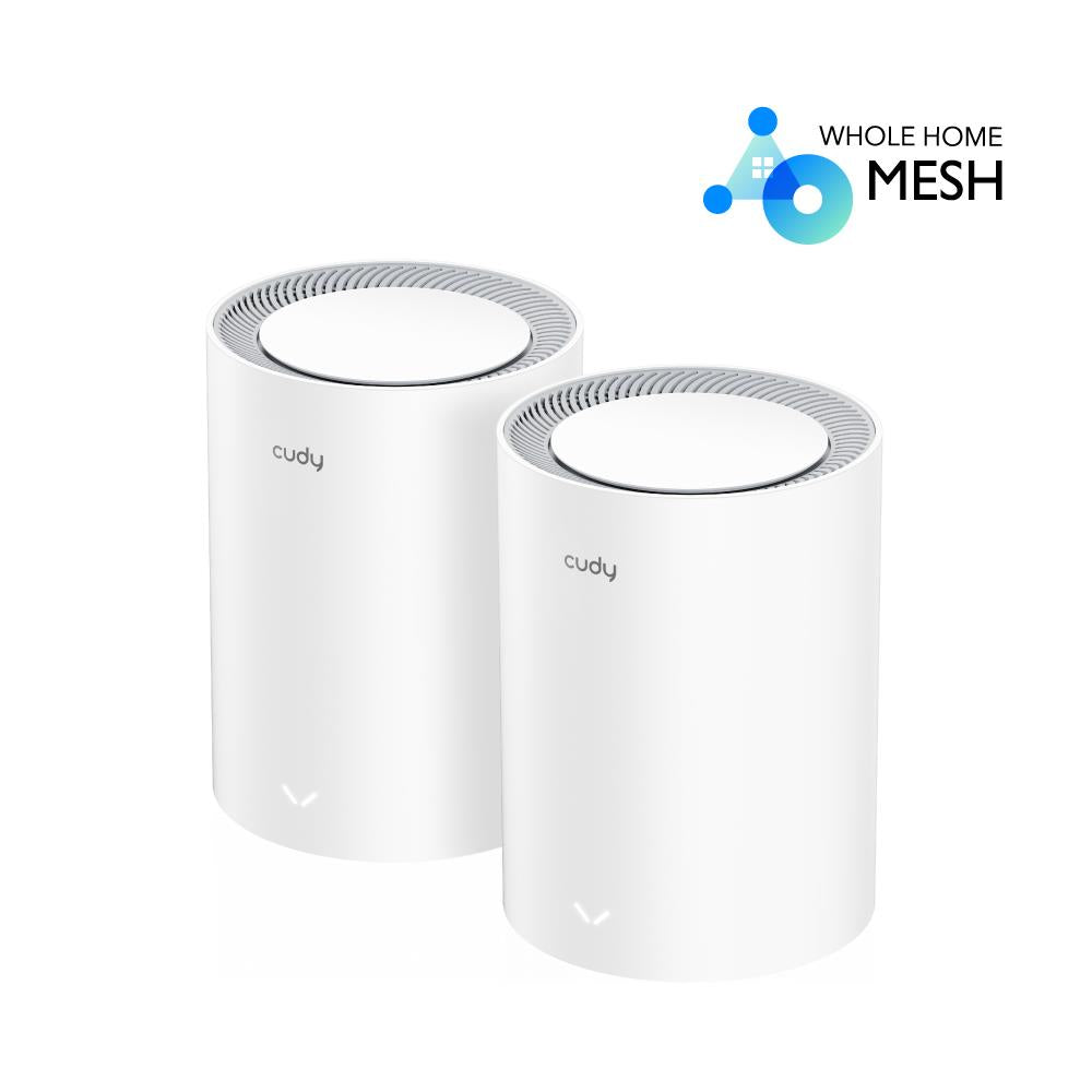 CUDY M3000 V2 AX3000 2.5G WIFI 6, MESH SYSTEM, 2 PACK