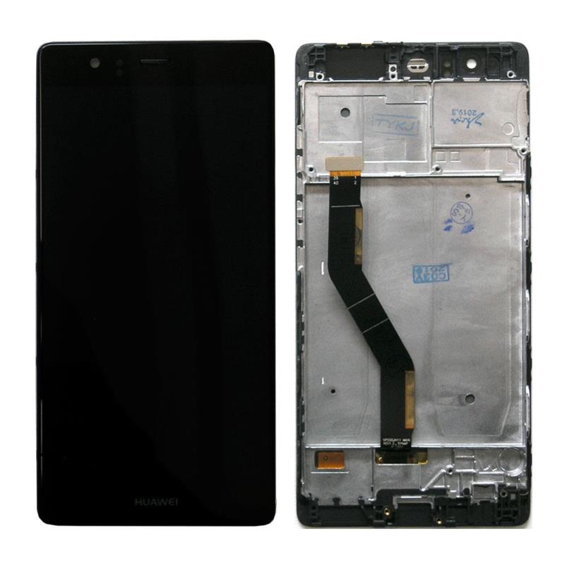 Οθόνη με Touch Screen & Μπροστινή Πρόσοψη Huawei P9 Plus Μαύρο (OEM)