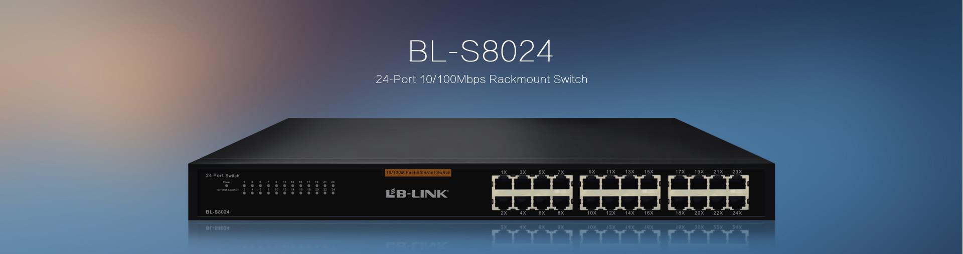 LB-LINK 24-PORT RACKMOUNT SWITCH 10/100 Mbps