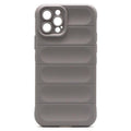 Θήκη Shield TPU inos Apple iPhone 12 Pro Max Stripes Ανοιχτό Γκρι